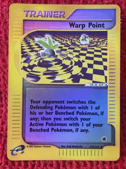 Warp Point NM - 152/165 - Pokemon Expedition Reverse Holo Rare Card - Image 1