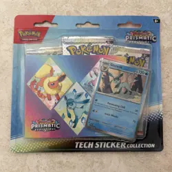 Prismatic Evolutions Tech Sticker Collection - Glaceon - New/Sealed - Pokemon - Image 1