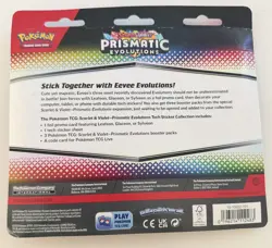 Prismatic Evolutions Tech Sticker Collection - Glaceon - New/Sealed - Pokemon - Image 2