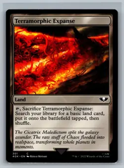 Magic MTG Universes Beyond: Warhammer 40,000 Terramorphic Expanse #301 TCG 40k - Image 1
