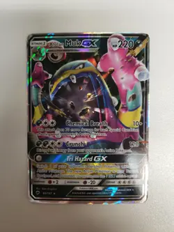 Alolan Muk GX - 84/147 - Pokemon Burning Shadows Sun & Moon Ultra Rare Card NM - Image 1