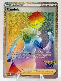 Pokemon Candela 083/078 Pokemon GO SECRET RARE TRAINER - Image 2
