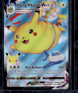 Pokemon TCG Flying Pikachu VMAX Celebrations 25th Card 007/025 - Image 1