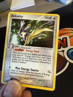 Delcatty 8/108 Holo Rare Power Keepers Pokemon Card - Image 2