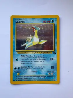 Vintage Pokemon TCG - Fossil - Unlimited Lapras 10/62 - Image 1