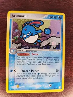 Azumarill Holo Ex Team Rocket Returns Pokemon Card WOTC NM - Mint - Image 1