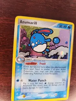 Azumarill Holo Ex Team Rocket Returns Pokemon Card WOTC NM - Mint - Image 2