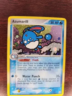 Azumarill Holo Ex Team Rocket Returns Pokemon Card WOTC NM - Mint - Image 3