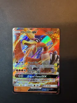 Pokemon Ho-Oh GX 21/147 Sm-Burning Shadows Holo Full Art LP - Image 1