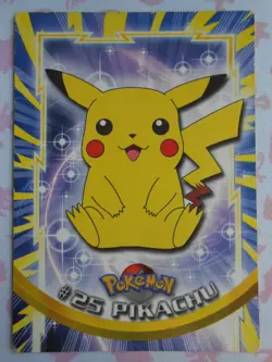 PIKACHU #25 - TOPPS TV ANIMATION EDITION 1999 - CARTE POKEMON - TRES BON ETAT - Image 1