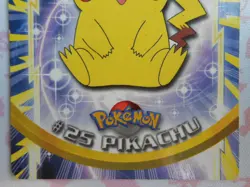 PIKACHU #25 - TOPPS TV ANIMATION EDITION 1999 - CARTE POKEMON - TRES BON ETAT - Image 3