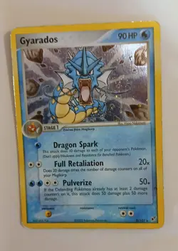 Gyarados 8/107 Pokemon EX Deoxys Holo Rare 2005 - Moderately Played SEE PHOTOS - Image 1