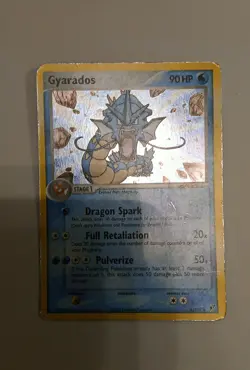 Gyarados 8/107 Pokemon EX Deoxys Holo Rare 2005 - Moderately Played SEE PHOTOS - Image 3