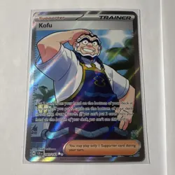 Pokemon Kofu Trainer Sv07 Stellar Crown Ultra Rare Full Art Holo 165/142 - Image 1
