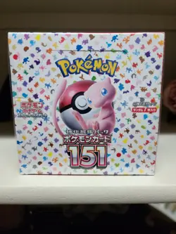 Pokemon 151 Japanese Booster Box Factory Sealed US seller With Shrink READ - Image 1