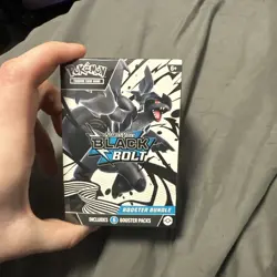 Pokemon TCG Scarlet & Violet Black Bolt Booster Bundle Box 6 Packs Zekrom 2025 - Image 1