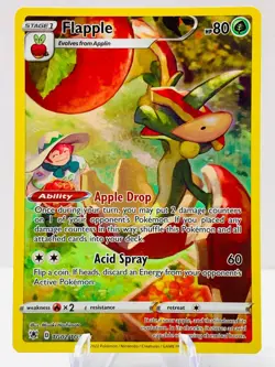 Pokemon Flapple TG02/TG30 Astral Radiance Sword & Shield Trainer Gallery - Image 2