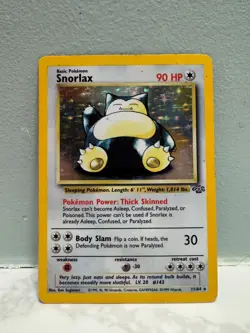 Snorlax 11/64 Pokemon 1999 Jungle Unlimited Set Holo Rare - Image 1