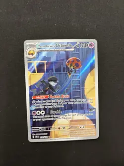 Pokemon Team Rocket's Orbeetle Illustration Rare Holo Sv10 198/182 130 HP - Image 2