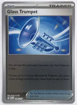 Glass Trumpet 189/217 Common ME: Ascended Heroes Pokemon Reverse Holo Near Mint - Image 1