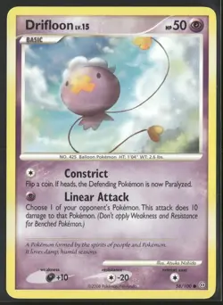 Drifloon 58/100 Common Stormfront Pokemon Near Mint - Image 1