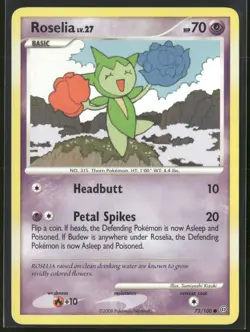 Roselia 72/100 Common Stormfront Pokemon Near Mint - Image 1