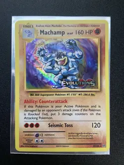 Pokemon TCG Machamp XY Evolutions (prerelease stamp) - Image 1