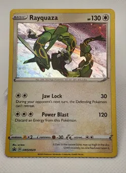 Rayquaza Holo Pokemon Sword & Shield Black Star Promo - SWSH029 - Image 1