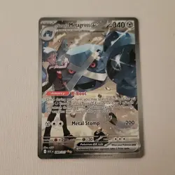 Pokemon Steven's Metagross EX 289/217 ASCEN Holo Rare EX Stage 2 Metal 340 HP - Image 1