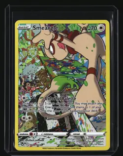 Pokemon SMEARGLE TG10/TG30 Trainer Gallery ( Silver Tempest) NM/Near Mint - Image 1