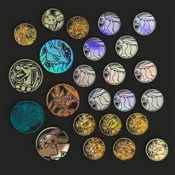 Pokemon Coins TCG Official Lot of 24 - Image 1