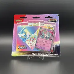 Pokemon Scarlet & Violet Prismatic Evolutions Tech Sticker Collection Sylveon - Image 1