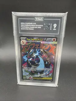 Mega Charizard X ex 2025 Pokemon Black Star Promo TAG 9 #023 - Image 1