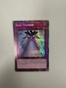 Iron Thunder - Starlight Rare - Yugioh Rarity Collection 5 RA05 NM - Image 1