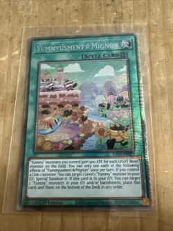 YUGIOH YUMMYUSMENT MIGNON STARLIGHT RARE NM RA05-EN073 - Image 1