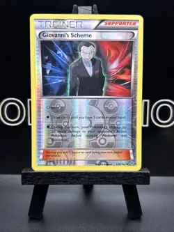 Pokemon Reverse Holo Giovanni's Scheme XY - BREAKthrough 138/162 LP - Image 2