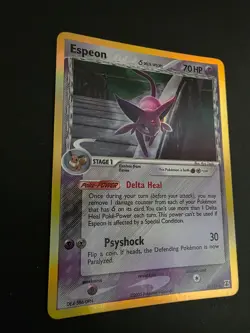 Pokemon Espeon 4/113 - Holo - Rare - Delta Species - 2005 - NM - Image 3