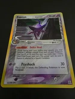 Pokemon Espeon 4/113 - Holo - Rare - Delta Species - 2005 - NM - Image 5
