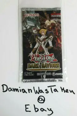 Yu-Gi-Oh Dark Saviors 1st edition Booster Unweighted - Factory Sealed - Image 1