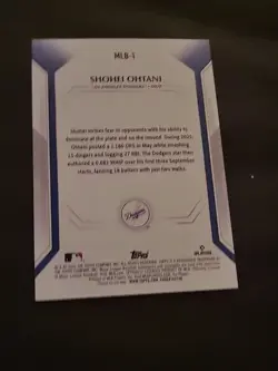 2026 Topps Collector's Kit Exclusive Shohei Ohtani Holo Foil Dodgers #MLB-1 - Image 2