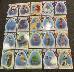 Disney Neon 2026 Base Card Bundle X34 Cards No Duplicates! - Image 1