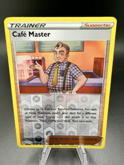 Pokemon TCG - Reverse Holo Cafe Master 133/172 - Brilliant Stars 2022 - Image 1