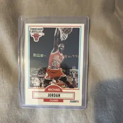 Fleer 1990-91 Michael Jordan #26 Chicago Bulls NBA Basketball Card - Image 1