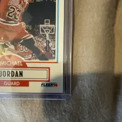 Fleer 1990-91 Michael Jordan #26 Chicago Bulls NBA Basketball Card - Image 5