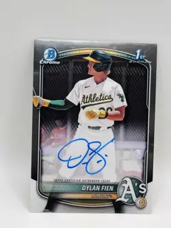 Dylan Fien 2025 Bowman Chrome 1st Prospect On Card Auto #BCP-29 - Image 1