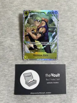 OP15-113 Roronoa Zoro SR Adventure on Kami’s Island One Piece TCG English NM - Image 1