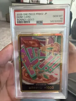 2025 One Piece Japanese PRB02 Jewelry Bonney GOLD Don!! PSA 10 - Image 1