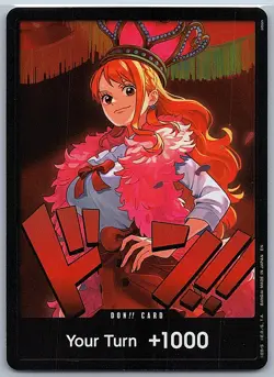 DON!! Card (Nami) Foil DON!! Extra Booster: One Piece Heroines Edition NM - Image 1