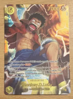 One Piece TCG Monkey.D.Luffy OP15-119 Adventure on Kami's Island SEC Luffy - Image 1