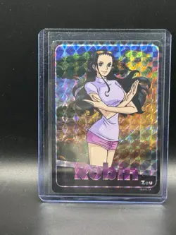 One Piece Holographic Trading Sticker Zou Robin - Image 1